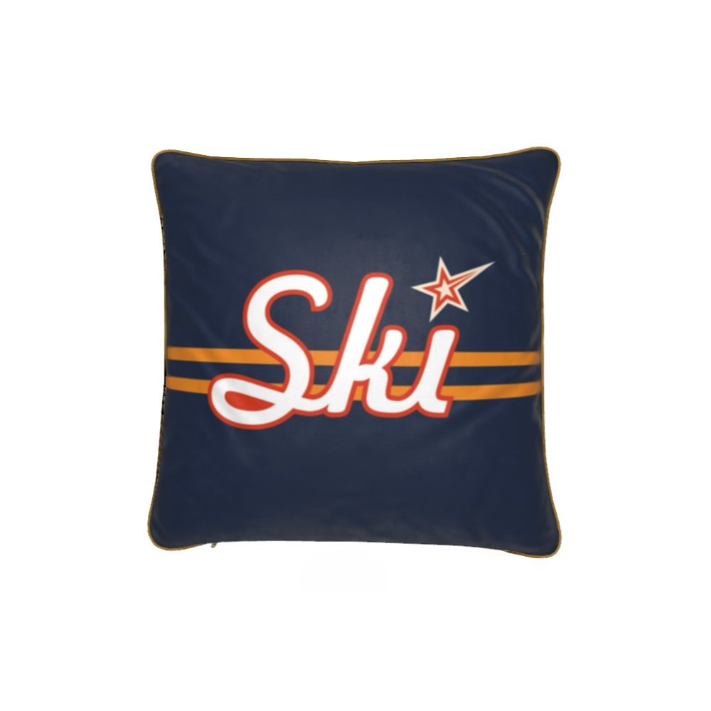 ニセコをテーマにしたシャレー用ソフトベルベットアクセントクッション