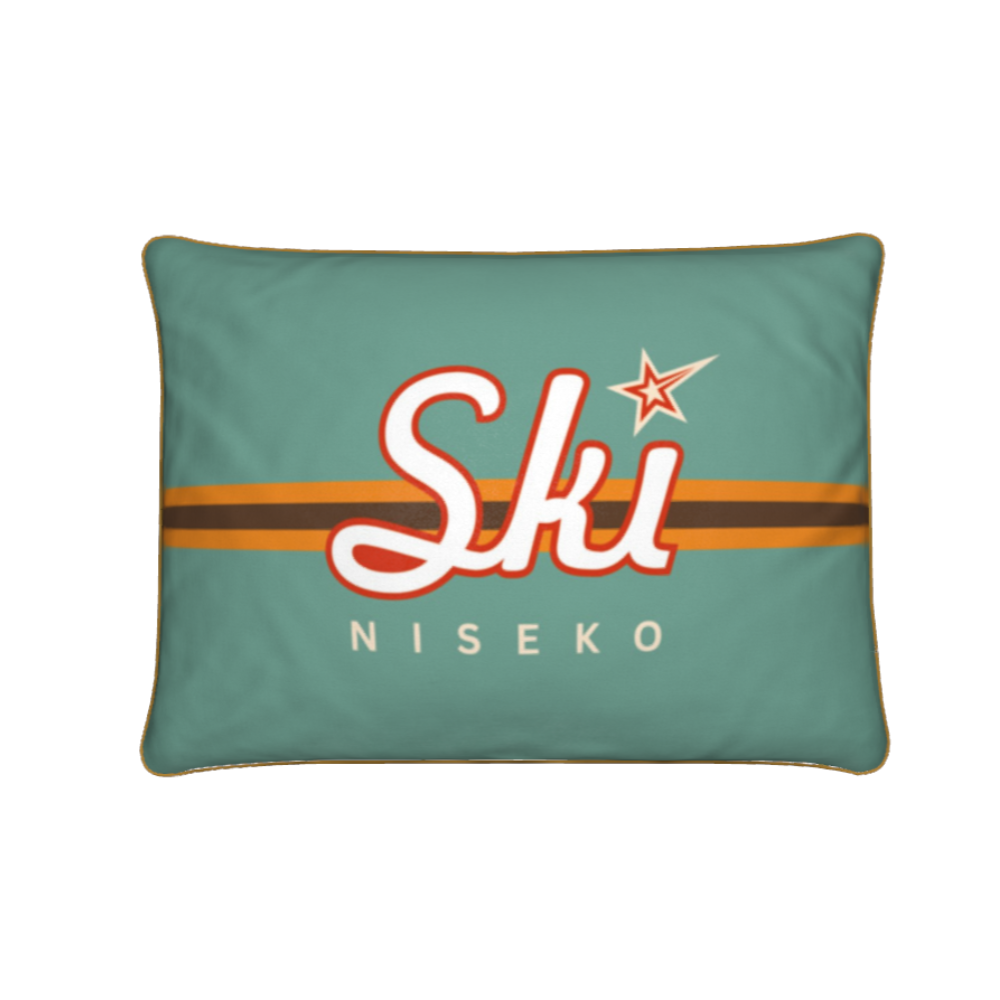 Japanese, Niseko Themed Soft Velvet Chalet Cushions Personalised
