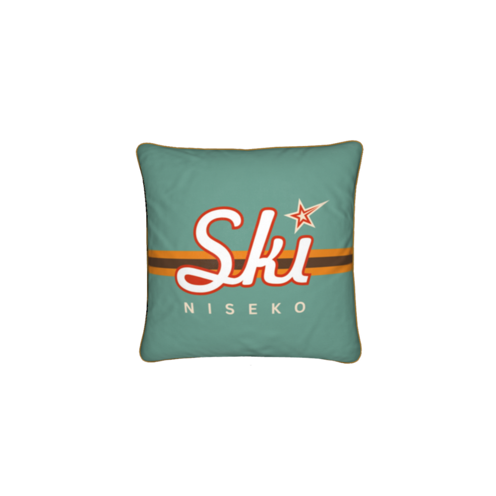 Japanese, Niseko Themed Soft Velvet Chalet Cushions Personalised