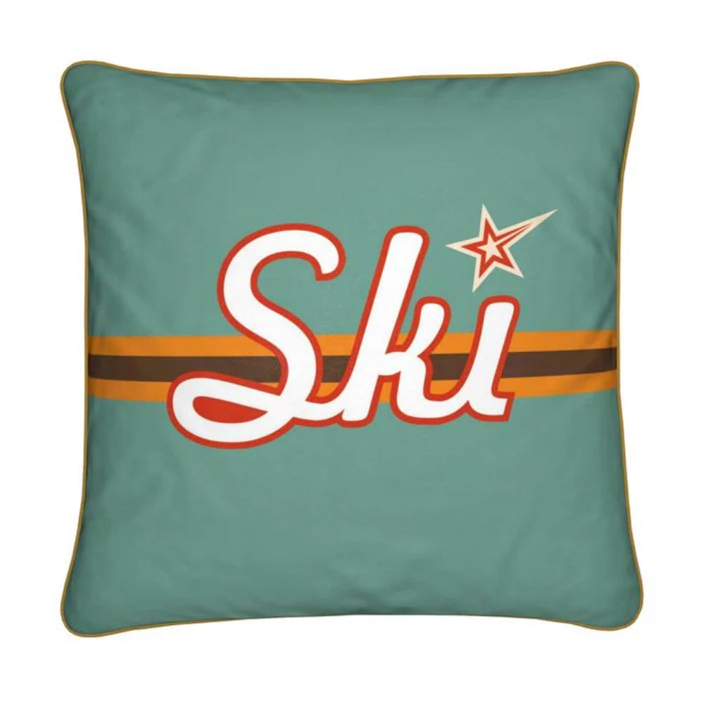 Japanese, Niseko Themed Soft Velvet Chalet Cushions