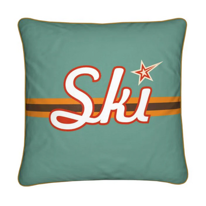 Japanese, Niseko Themed Soft Velvet Chalet Cushions