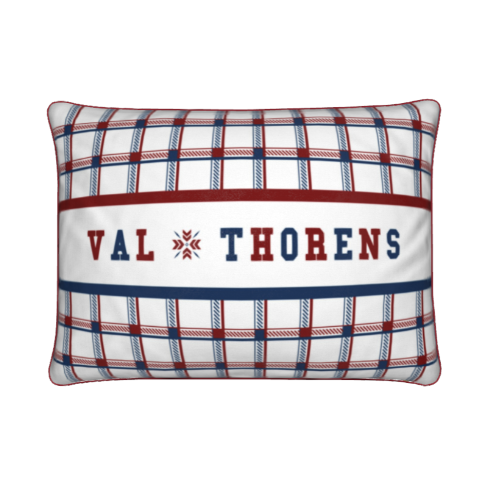 Coussin Chalet Étoile Filante Thème Ski Val Thorens