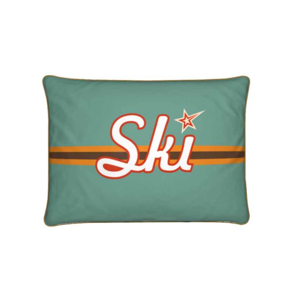 Japanese, Niseko Themed Soft Velvet Chalet Cushions
