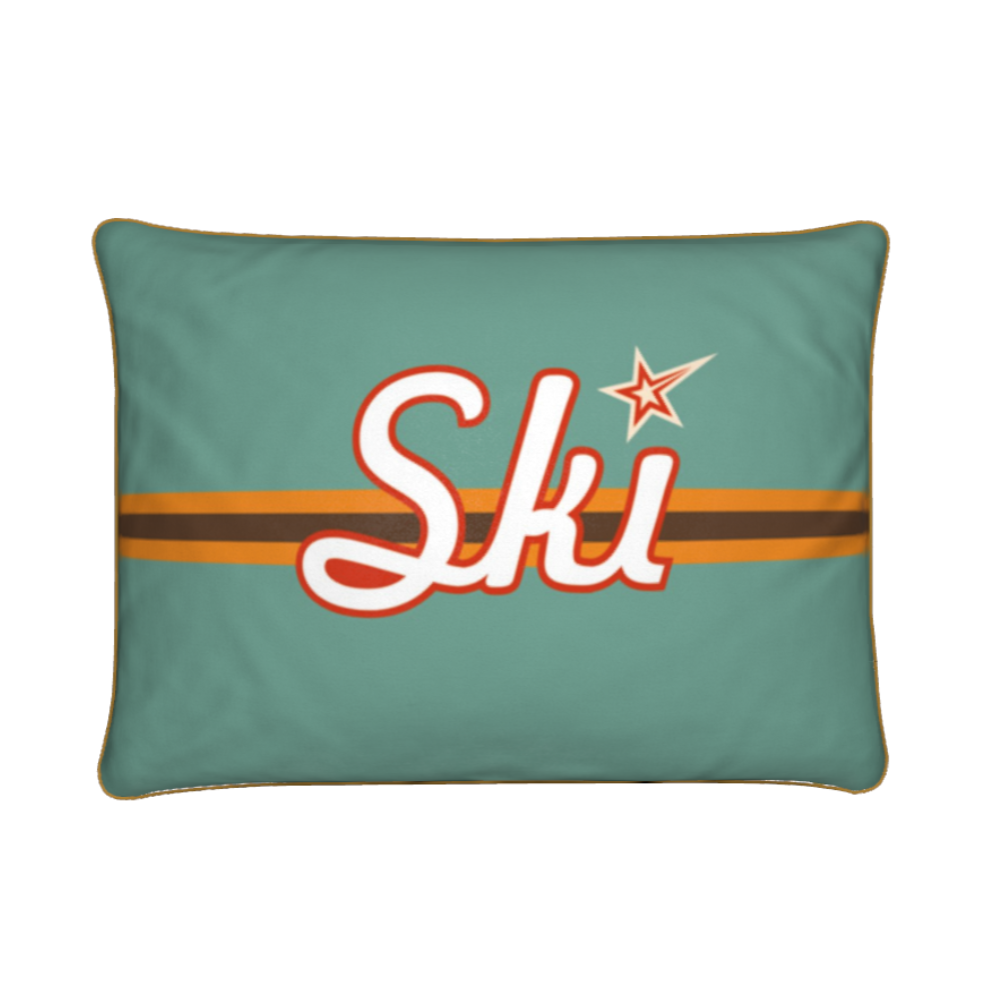 Japanese, Niseko Themed Soft Velvet Chalet Cushions