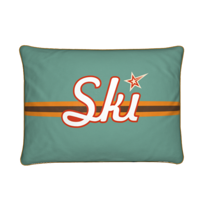 Japanese, Niseko Themed Soft Velvet Chalet Cushions