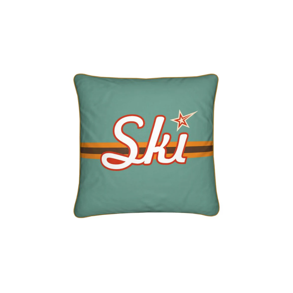 Japanese, Niseko Themed Soft Velvet Chalet Cushions
