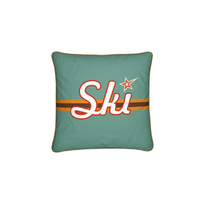 Japanese, Niseko Themed Soft Velvet Chalet Cushions