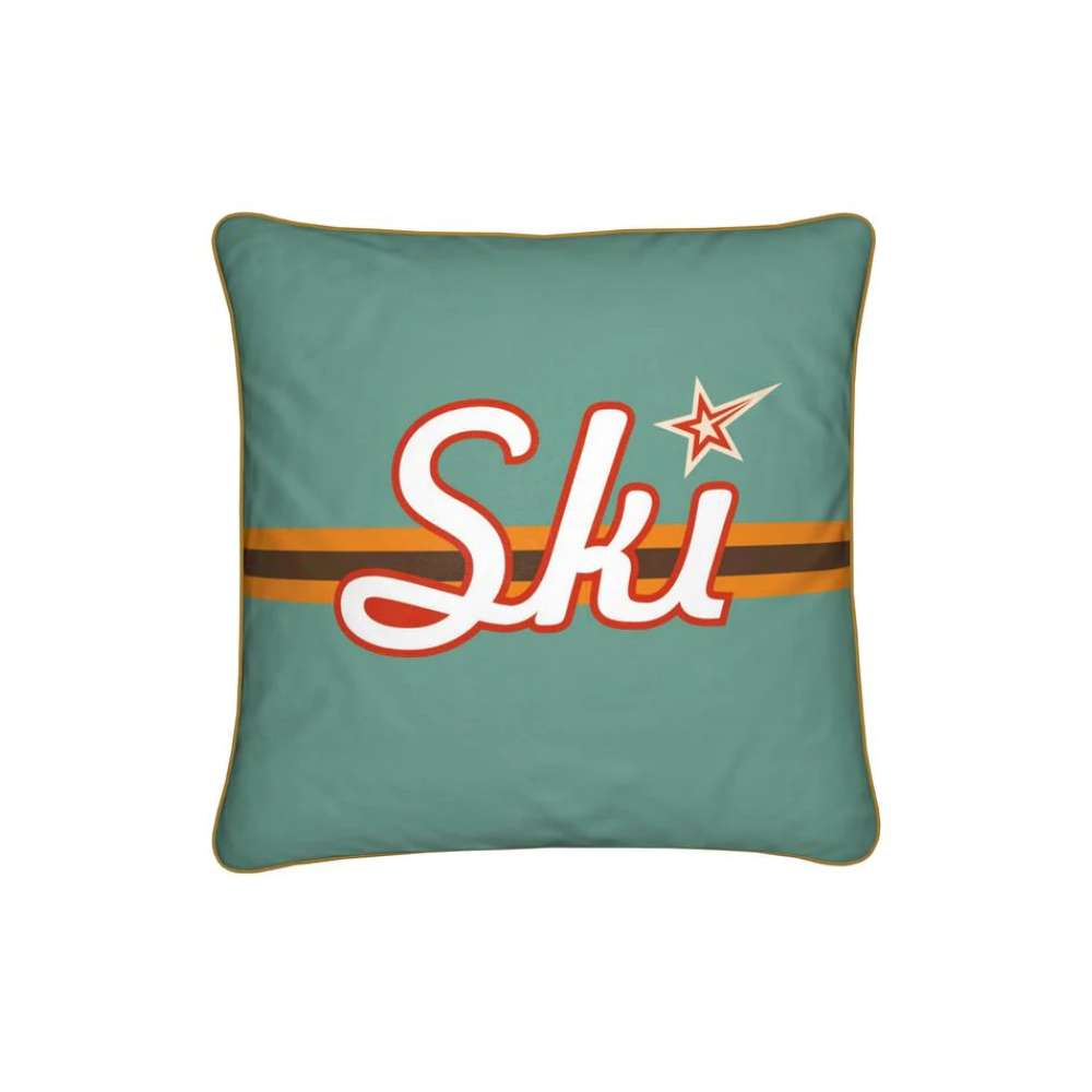 Japanese, Niseko Themed Soft Velvet Chalet Cushions
