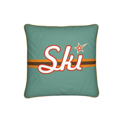 Japanese, Niseko Themed Soft Velvet Chalet Cushions