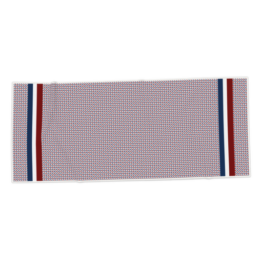 Bath Towel, Microfibre, French, Ski Theme
