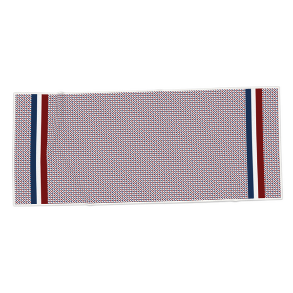 Bath Towel, Microfibre, French, Ski Theme
