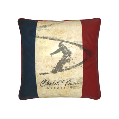 Customisable French Themed Chalet Cushion