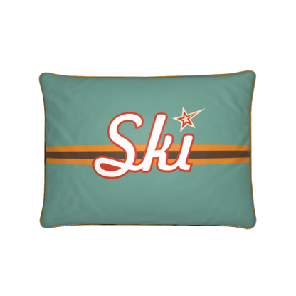 Japanese, Niseko Themed Soft Velvet Chalet Cushions