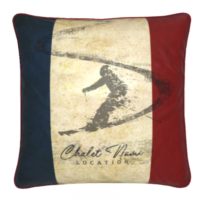 Customisable French Themed Chalet Cushion