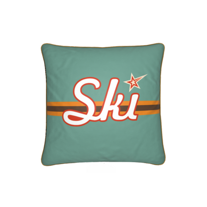 Japanese, Niseko Themed Soft Velvet Chalet Cushions