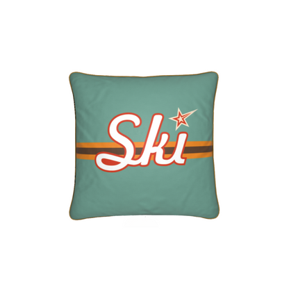 Japanese, Niseko Themed Soft Velvet Chalet Cushions
