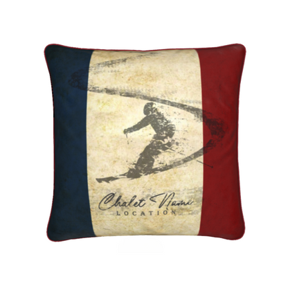 Customisable French Themed Chalet Cushion