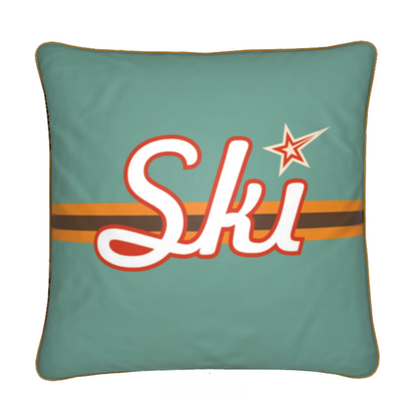 Japanese, Niseko Themed Soft Velvet Chalet Cushions