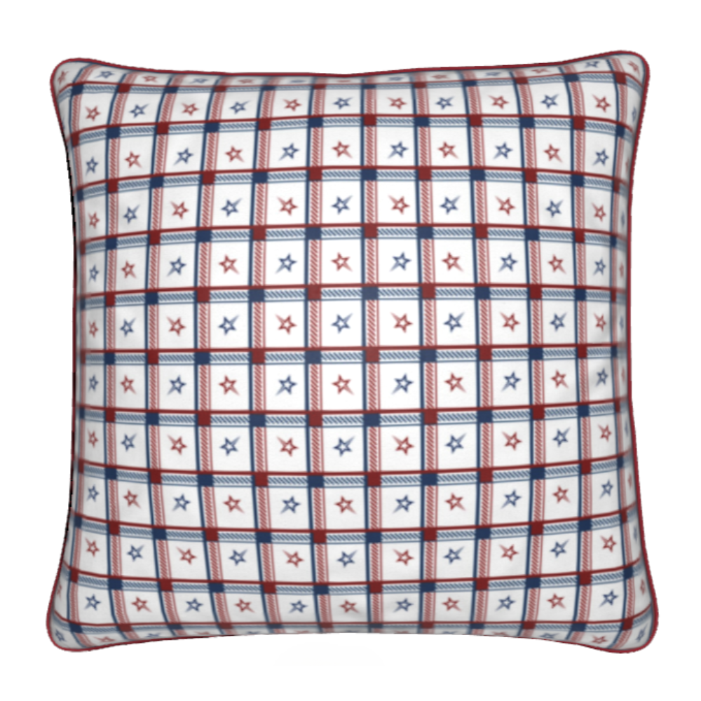 La Plagne Velvet Cushion for Ski Chalet/Lodge