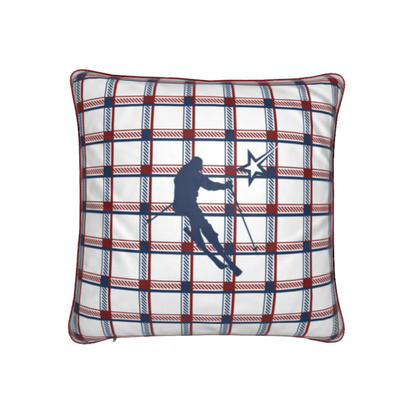 Coussin Chalet Étoile Filante Thème Ski Val Thorens