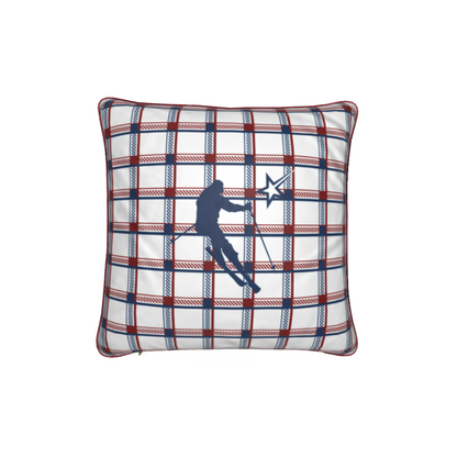 Coussin Chalet Étoile Filante Thème Ski Val Thorens