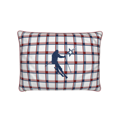 Coussin Chalet Étoile Filante Thème Ski Val Thorens