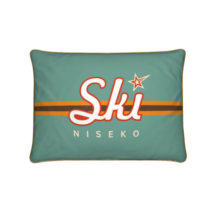 Japanese, Niseko Themed Soft Velvet Chalet Cushions Personalised