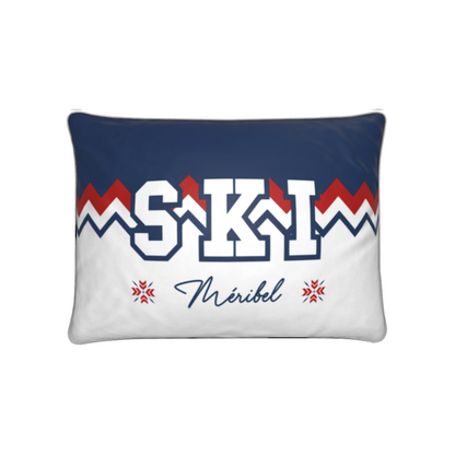 Méribel SKI Themed Red, White and Blue Chalet Cushions