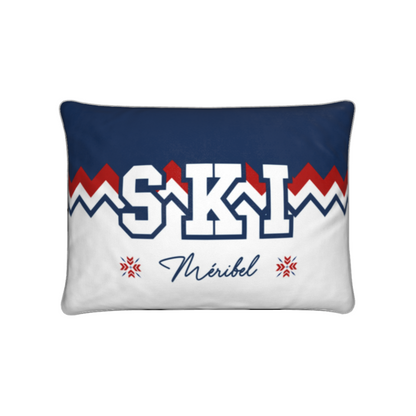 Méribel SKI Themed Red, White and Blue Chalet Cushions