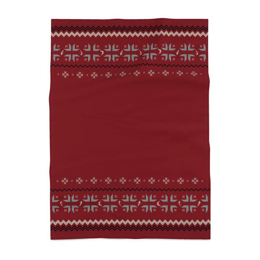 Snowflake Ski Themed Chalet Tea Towel