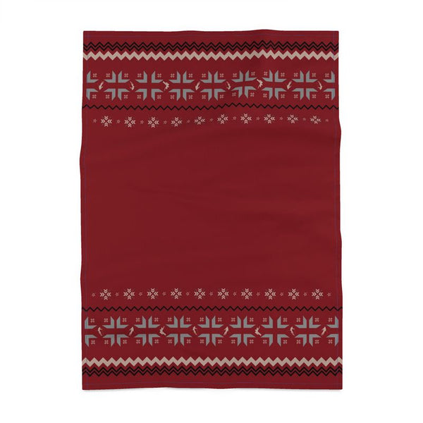 Snowflake Ski Themed Chalet Tea Towel