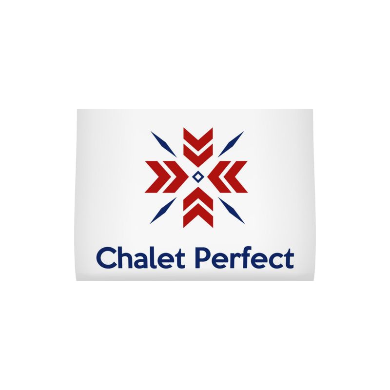 Snowflake Ski Themed Chalet Tea Towel