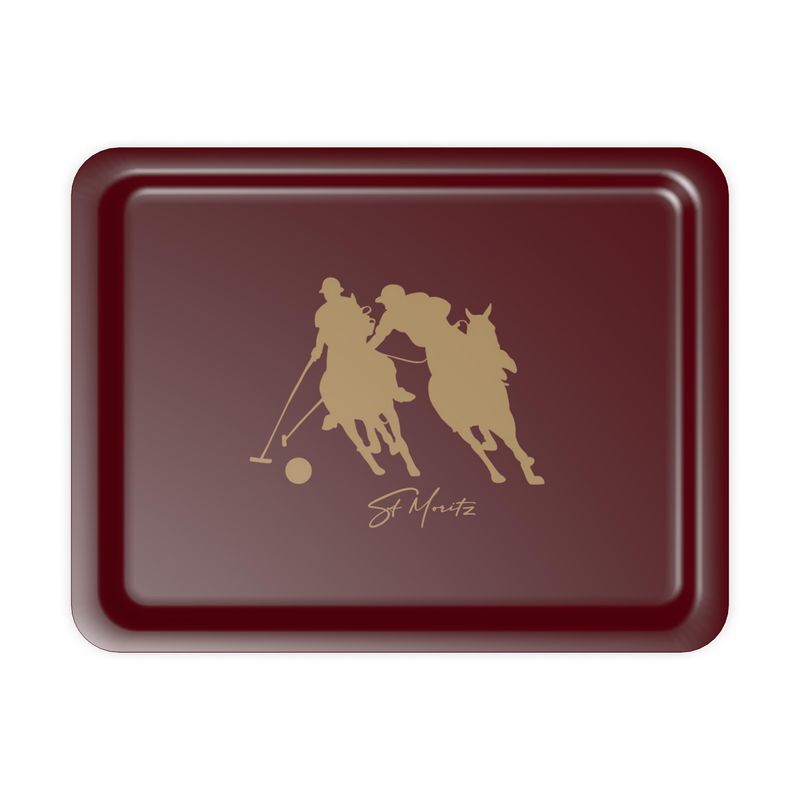 St Moritz Themed Snow Polo Serving Trays