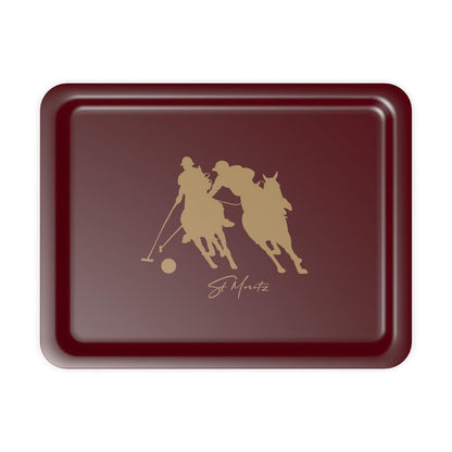 St Moritz Themed Snow Polo Serving Trays