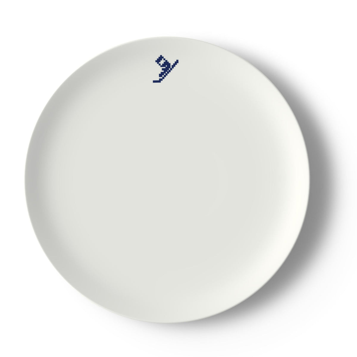 China Plates, Ski Themed, Red, Blue, Set of 4 or 8