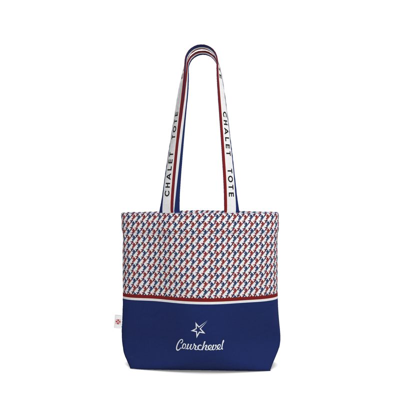 Courchevel Tote Bag with Ski Boot Theme