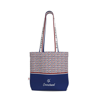 Courchevel Tote Bag with Ski Boot Theme
