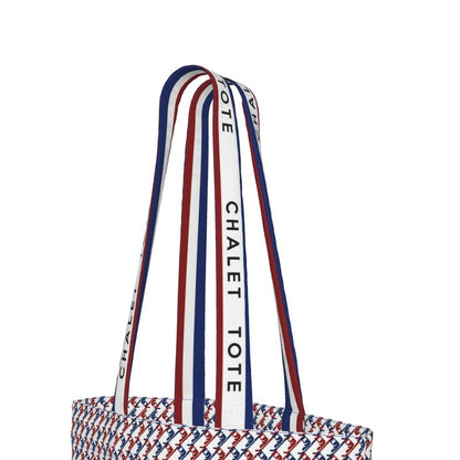 Courchevel Tote Bag with Ski Boot Theme