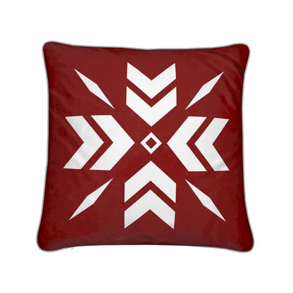 Coussin Chalet Rouge et Blanc à Thème SKI Pas De La Casa 