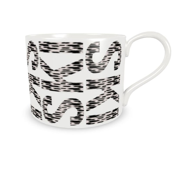 Tasse und Untertasse mit Skimotiv von ASPEN für Chalet