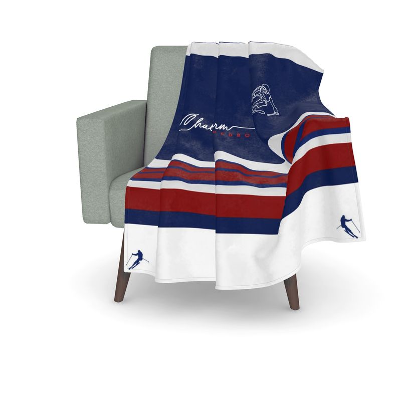 Chalet Charm Personalised Skier Signature Throw