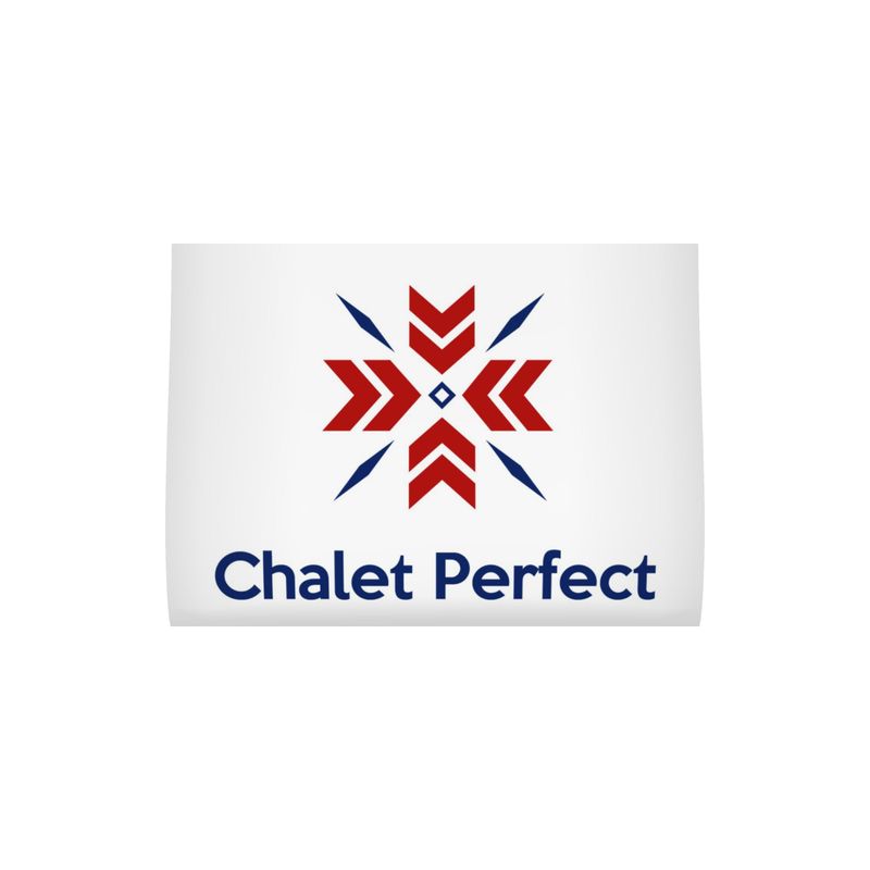 Ski Themed Tea Towel for Chalet Kitchen