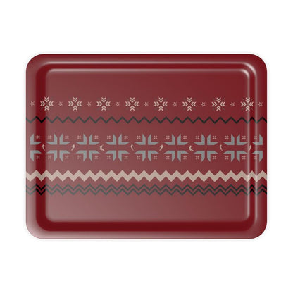 Snowflake, Skier and Snowboarder Themed Chalet Service Tray