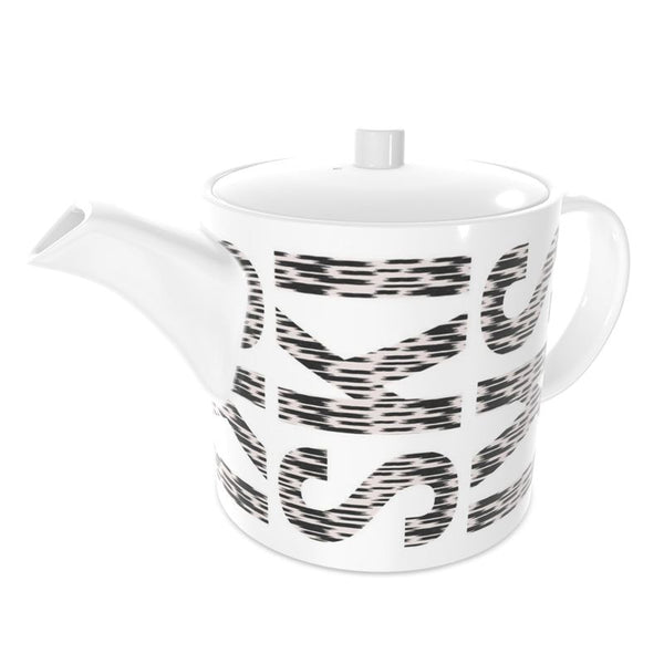 "SKI" Themed Fine Bone China Tea Pot for Chalet