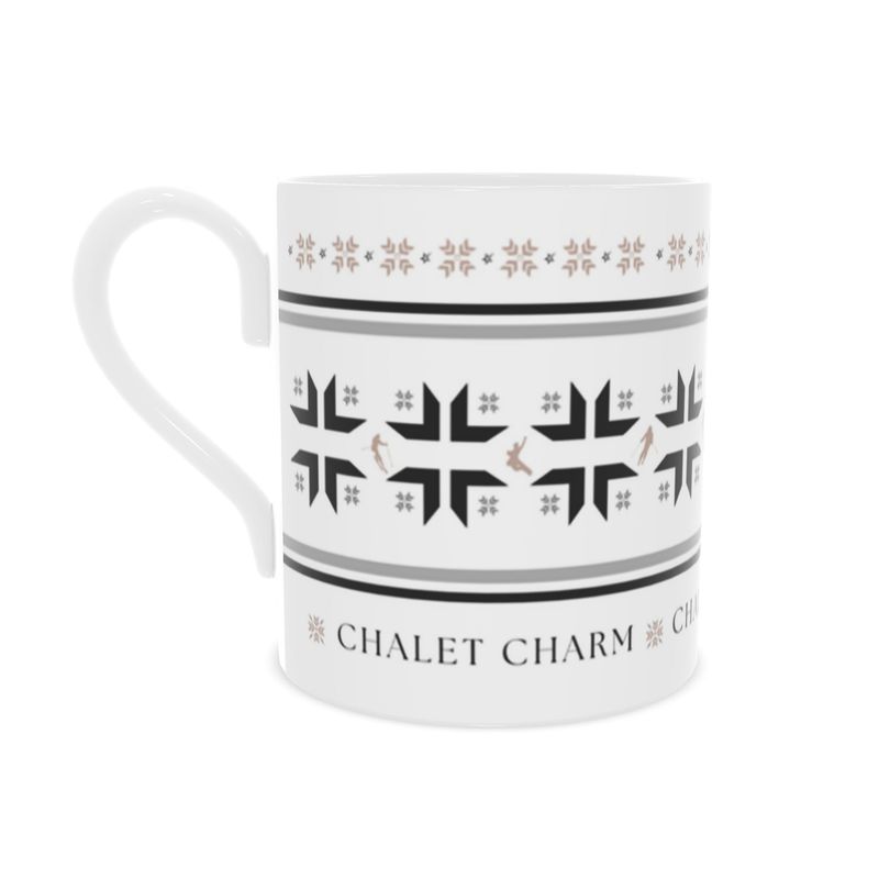 Chalet Charm Thredbo Bone China Mug