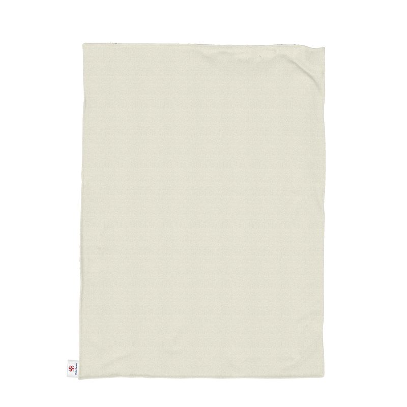 Val Thorens Throw Blanket, Blue, Red and White, Snowflake