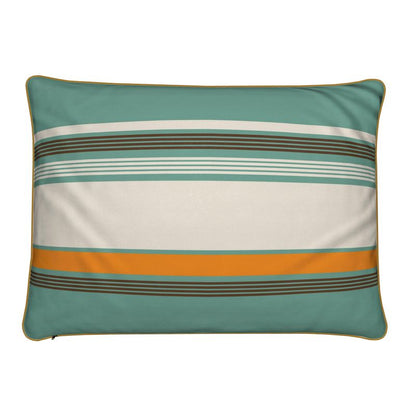 Retro Après Ski Green, Velvet Cushion