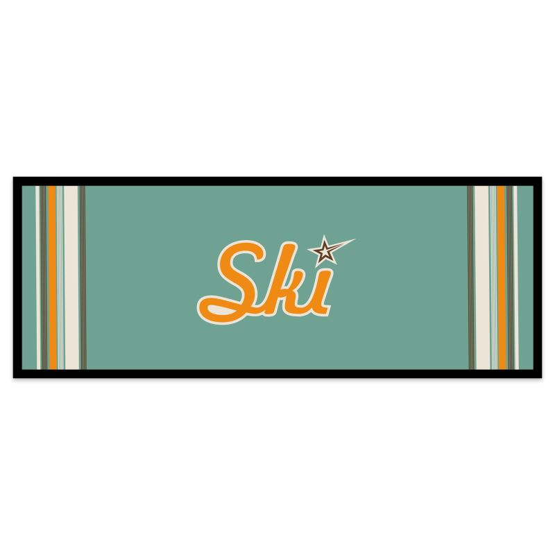 Ski Themed Bar Runner