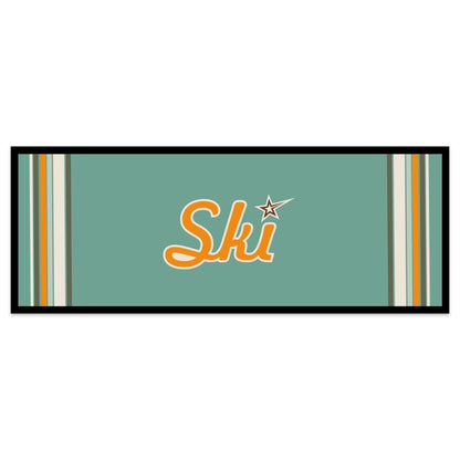 Ski Themed Bar Runner