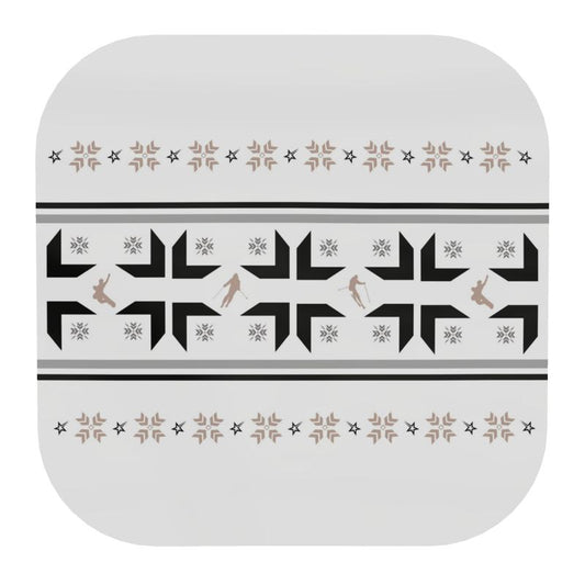 Ski Snowflake  Coasters